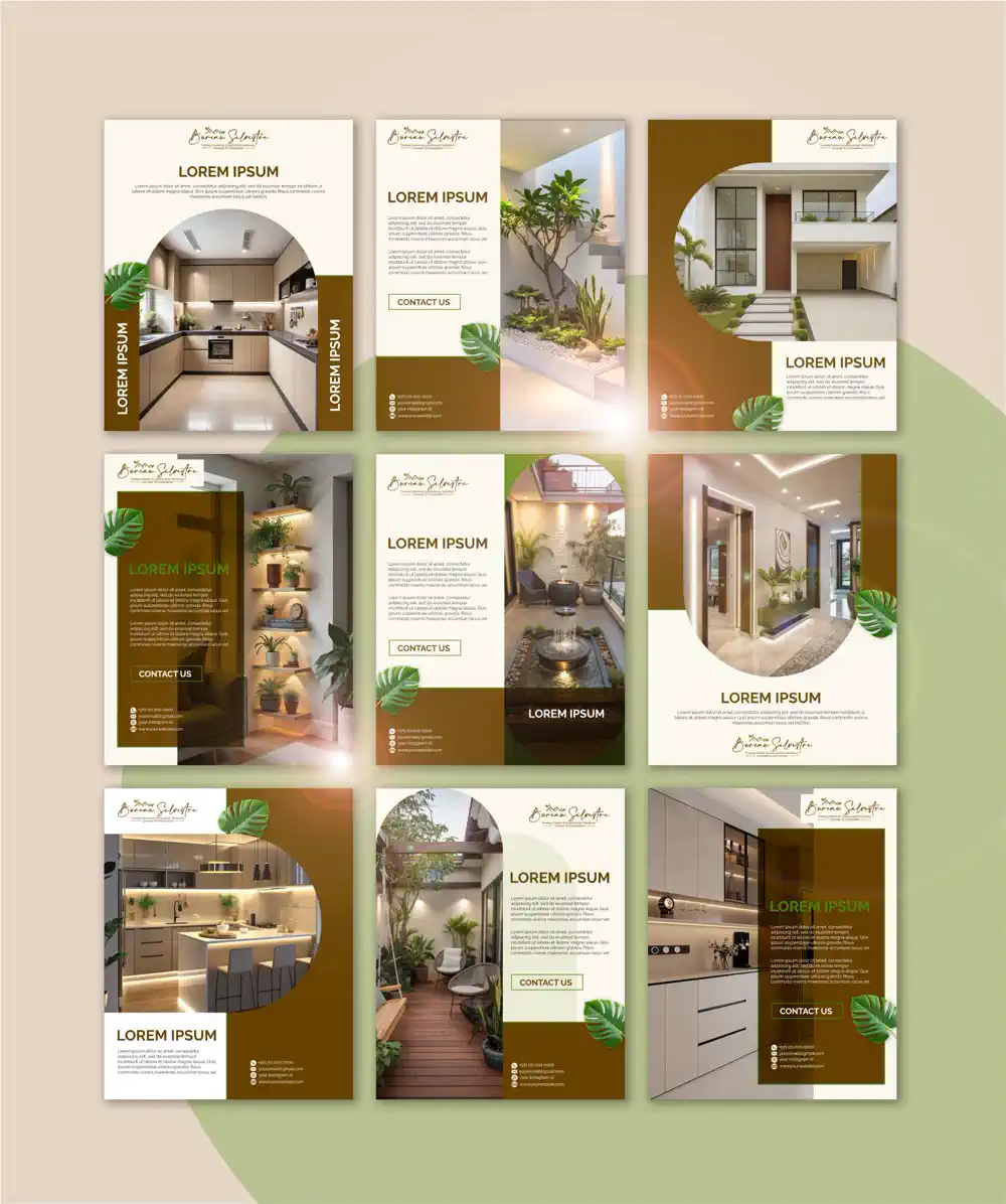 BS Fitout Grid Mockup social media campaign